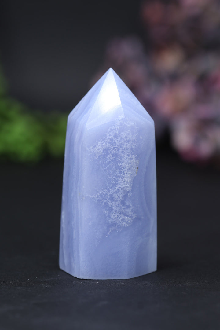 2.4" Blue Lace Agate Tower DD060