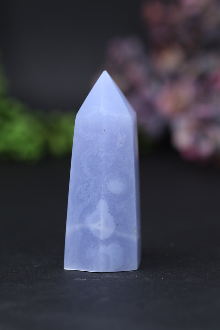 2.3" Blue Lace Agate Tower DD065