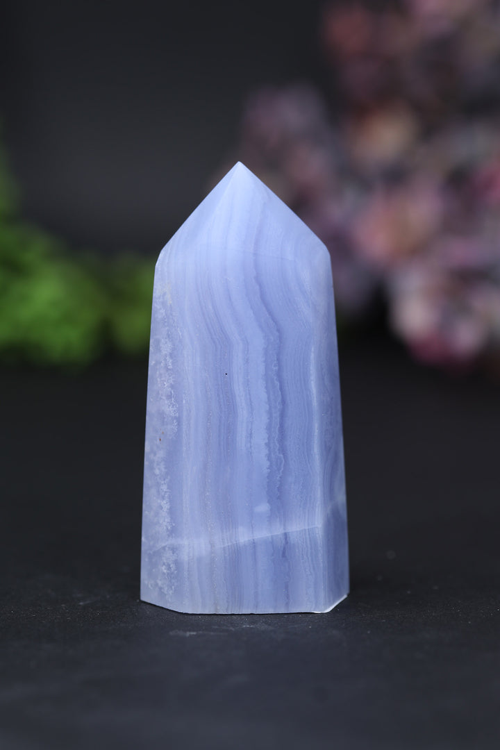 2.3" Blue Lace Agate Tower DD065