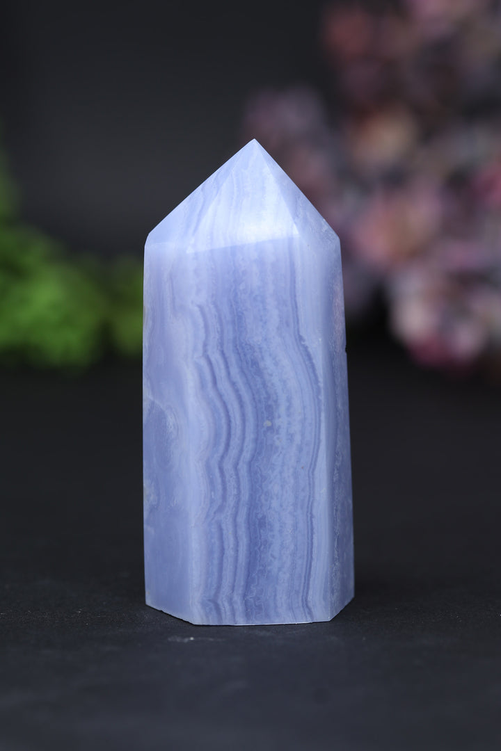 2.5" Blue Lace Agate Tower DD084