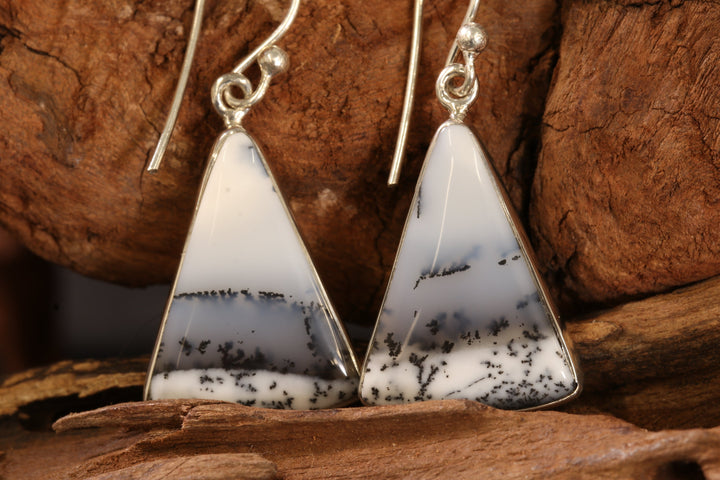 Dendritic Opal Earrings DS1910