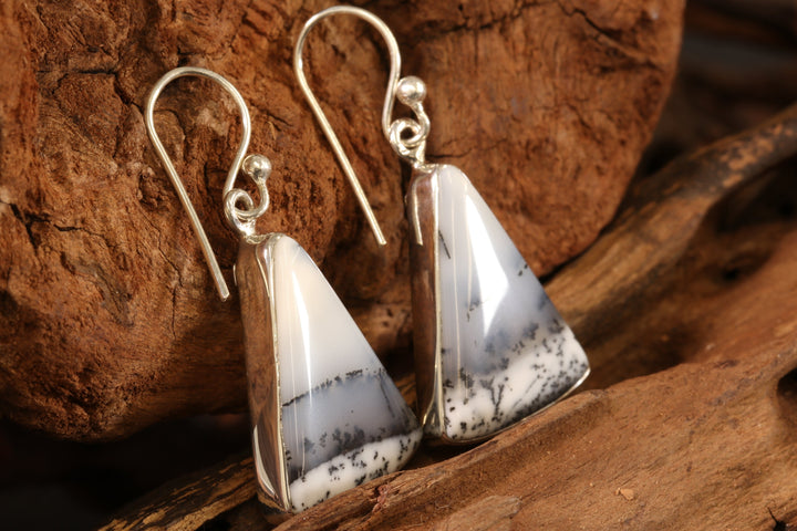 Dendritic Opal Earrings DS1910