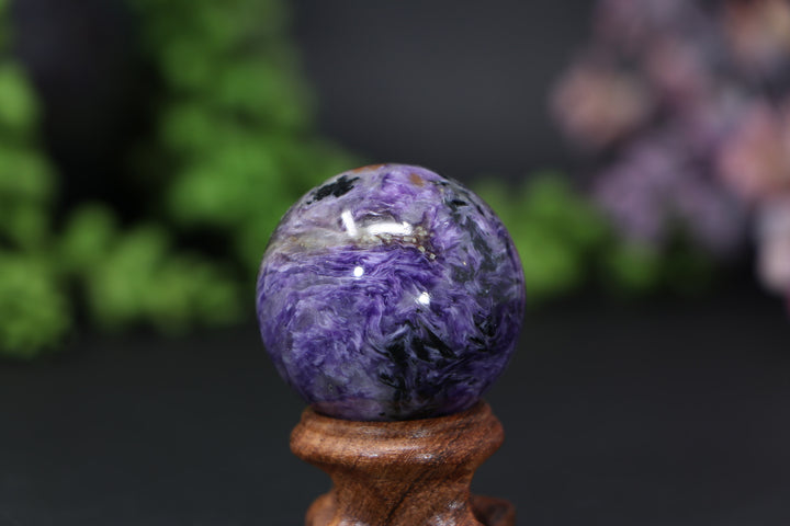 36mm Charoite Sphere DE006