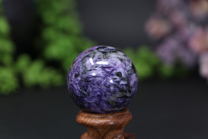 36mm Charoite Sphere DE006