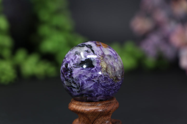 36mm Charoite Sphere DE006