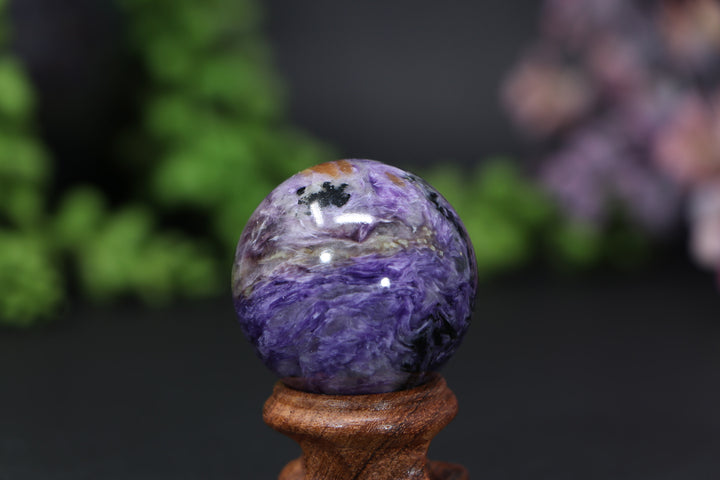 36mm Charoite Sphere DE006