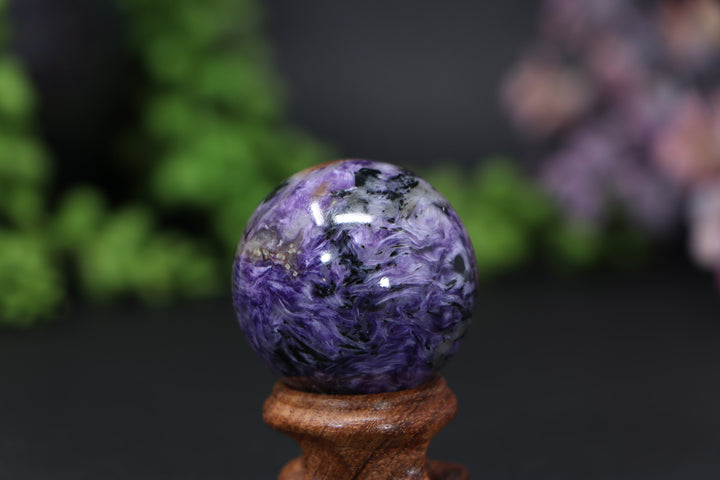 36mm Charoite Sphere DE006