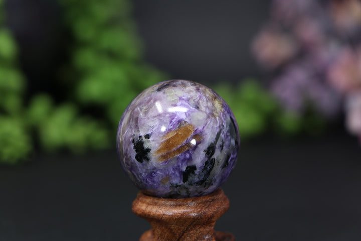 36mm Charoite Sphere DE006