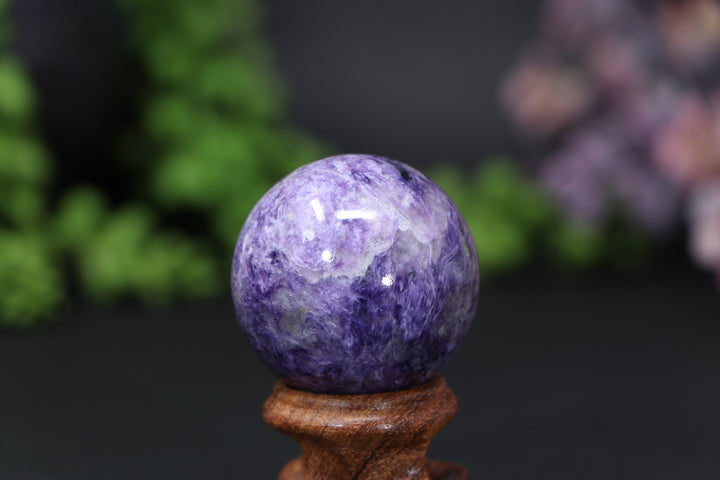 37mm Charoite Sphere DE009