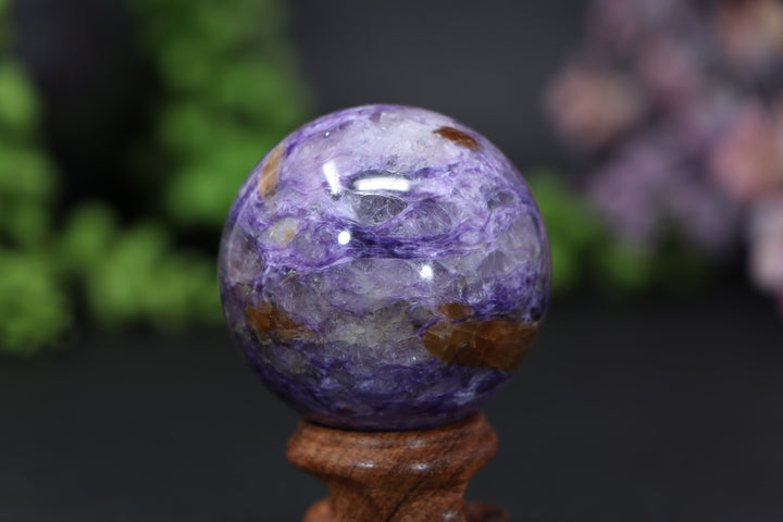 45mm Charoite Sphere DE014
