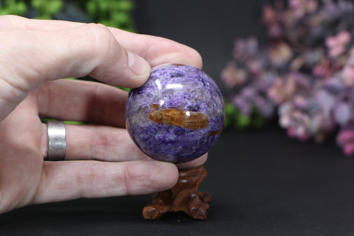 45mm Charoite Sphere DE014