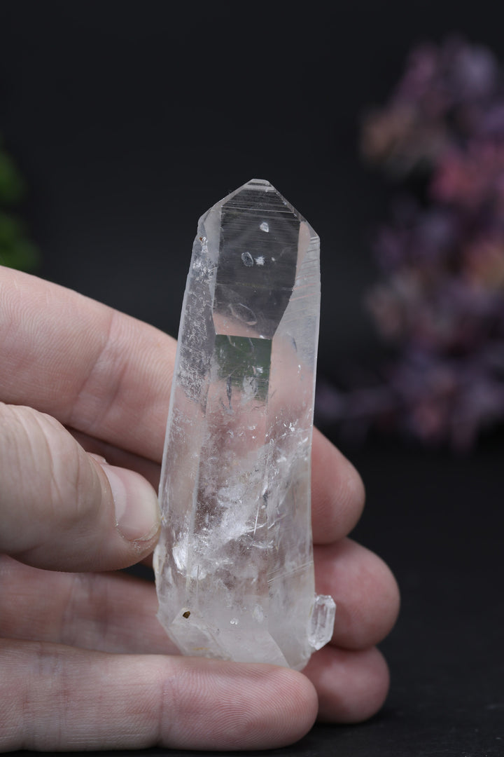 3.5" Double Terminated Colombian Lemurian with Phantoms DE062
