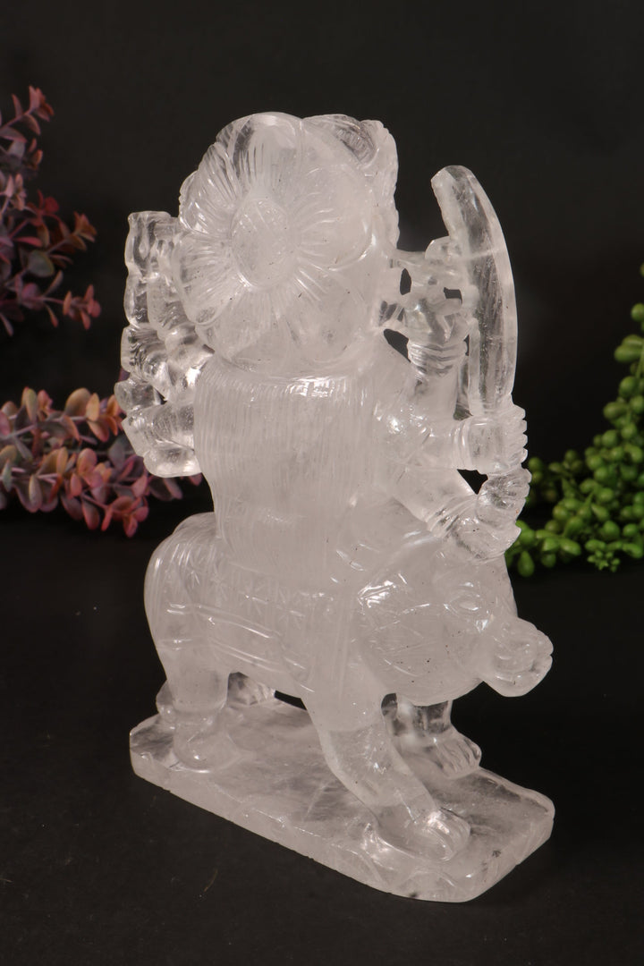 Quartz Durga Carving DM106