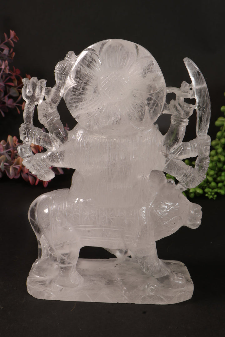 Quartz Durga Carving DM106