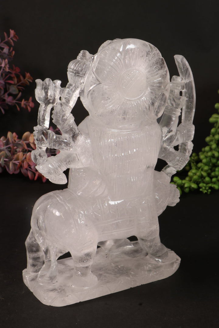 Quartz Durga Carving DM106