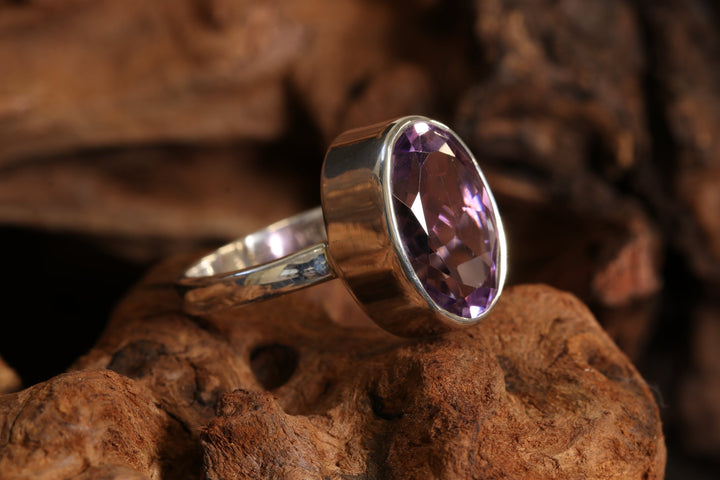 Amethyst Ring Size 6 DS1949