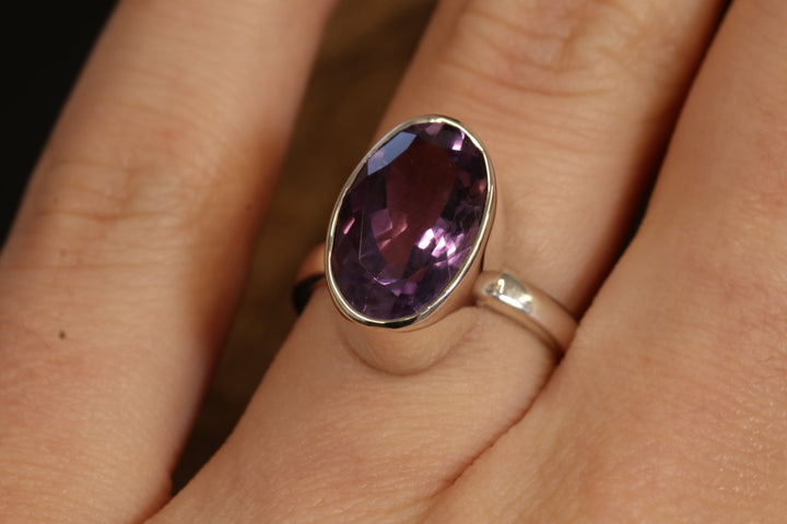Amethyst Ring Size 6 DS1949