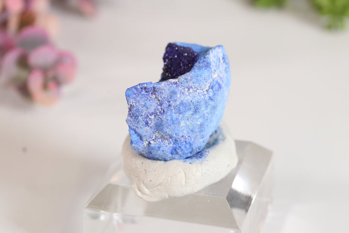 Russian Azurite Geode Half DM360