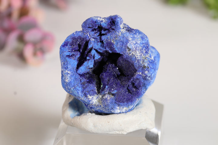 Russian Azurite Geode Half DM361