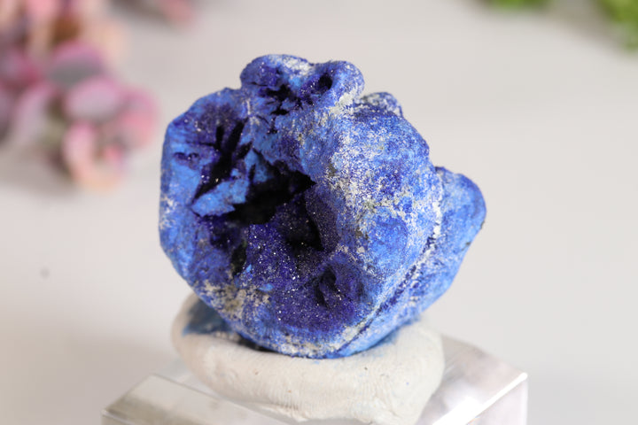 Russian Azurite Geode Half DM361
