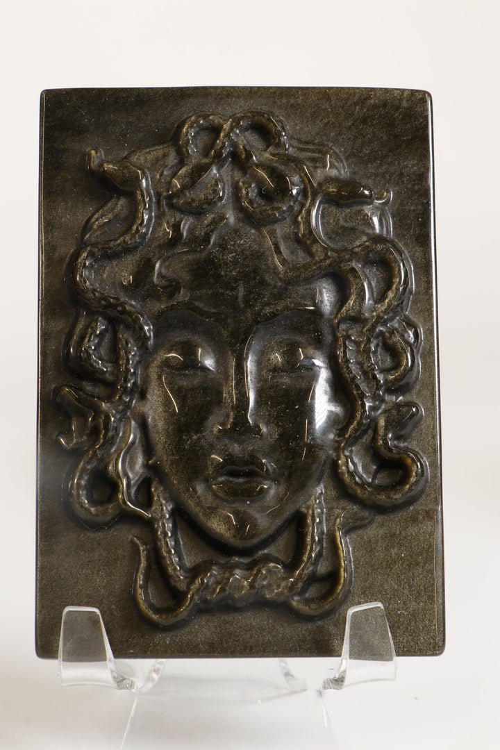 Gold Sheen Obsidian Medusa DM531