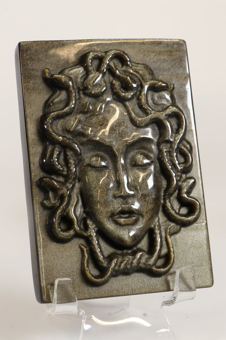 Gold Sheen Obsidian Medusa DM531