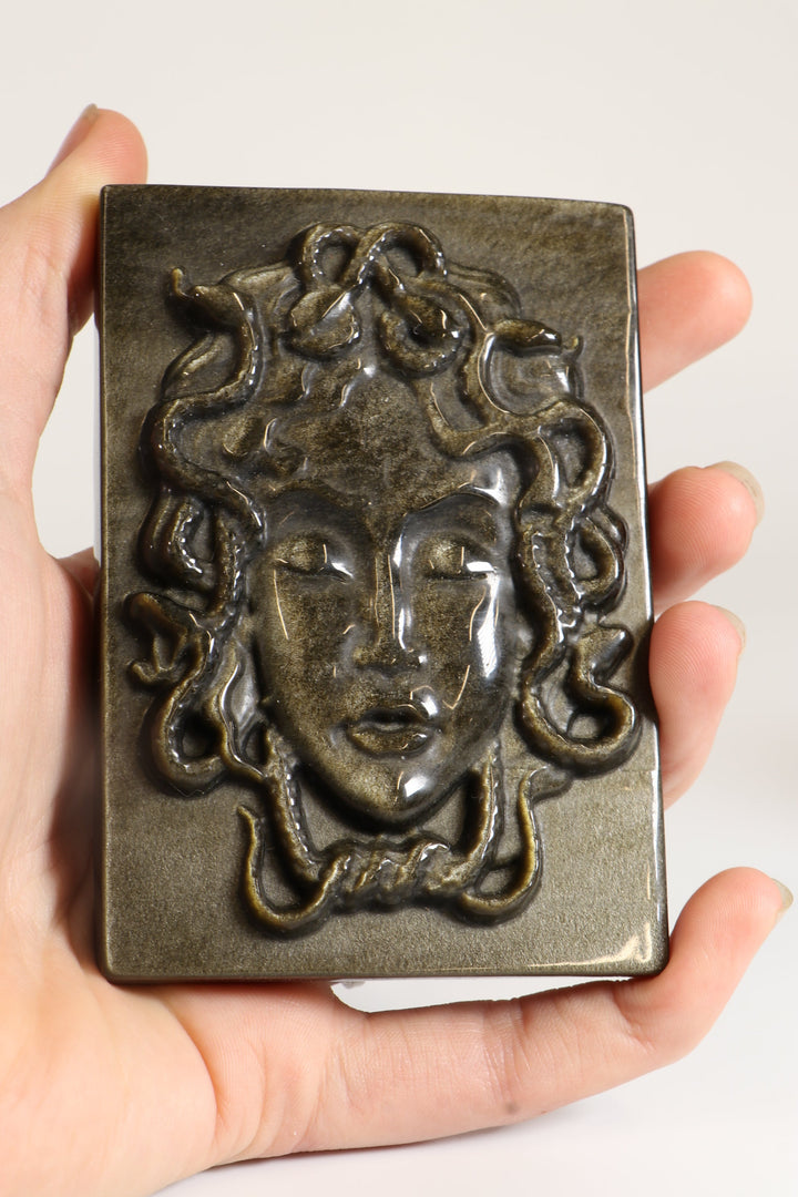 Gold Sheen Obsidian Medusa DM531