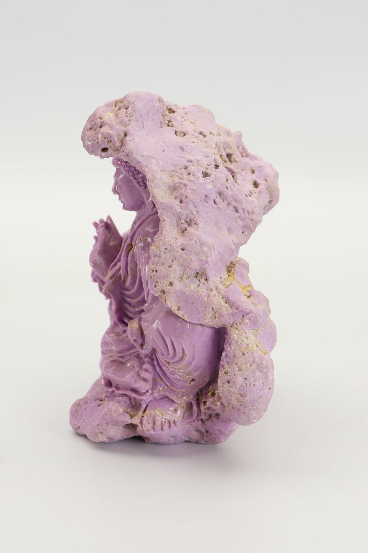 Phosphosiderite Buddha Carving DM653