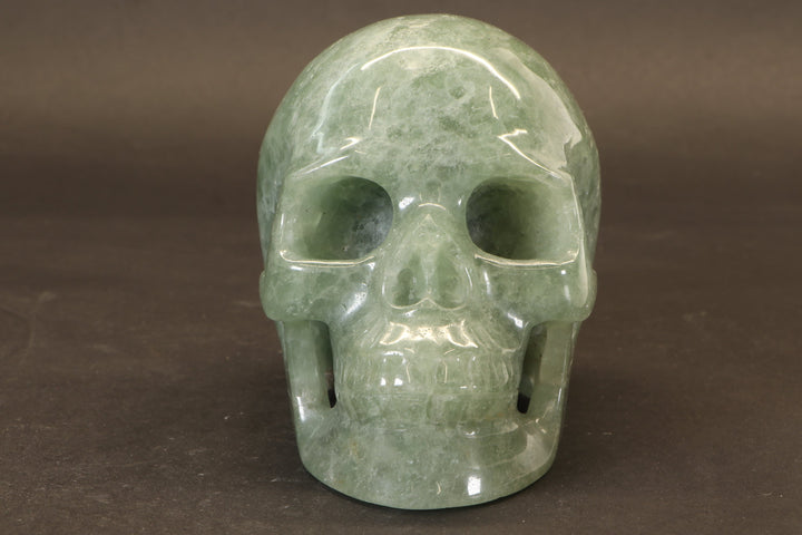 Green Aventurine Skull Carving DM915