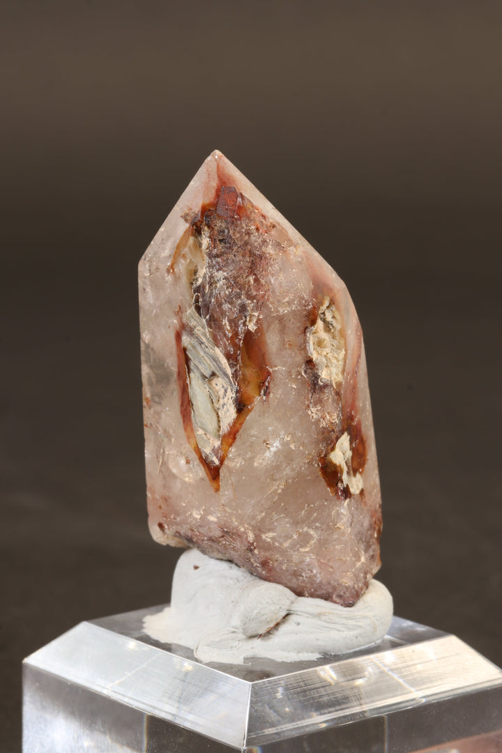 2" Amphibole Quartz Point DN461