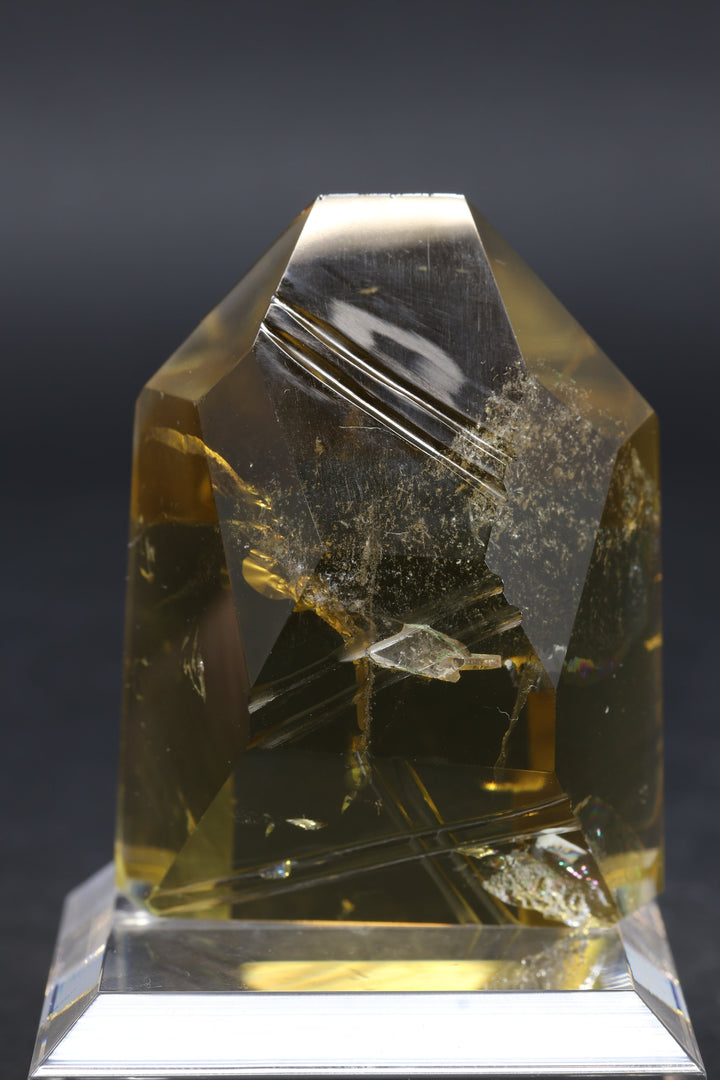 2.5" Fantasy Cut Lemon Quartz DN506