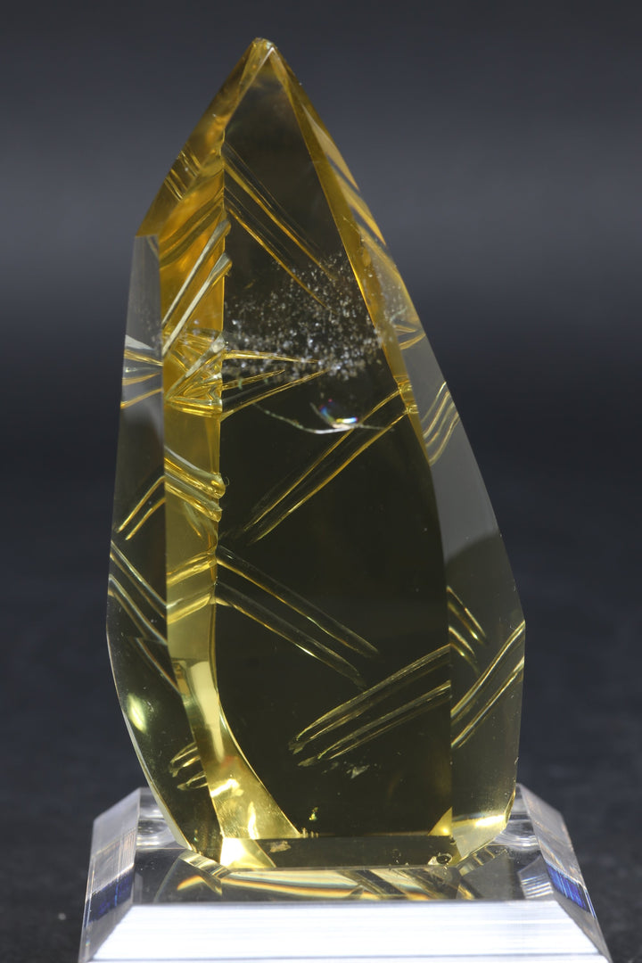 3.25" Fantasy Cut Lemon Quartz DN507