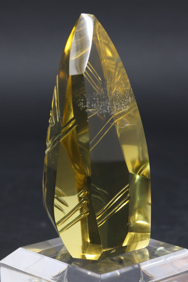 3.25" Fantasy Cut Lemon Quartz DN507