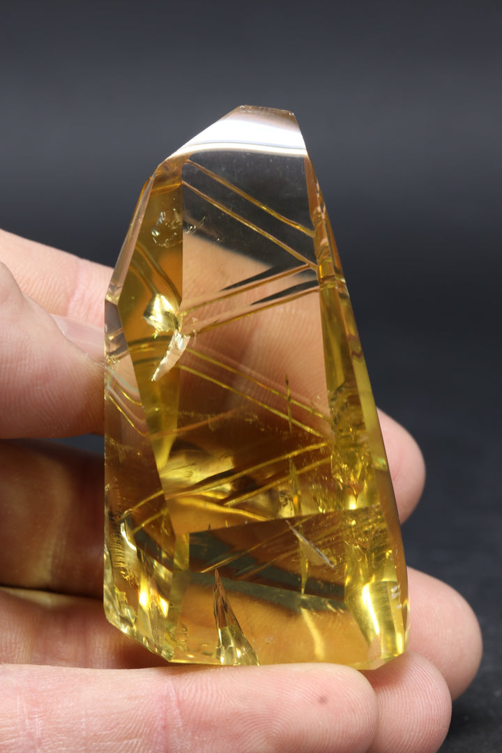 2.75" Fantasy Cut Lemon Quartz DN523