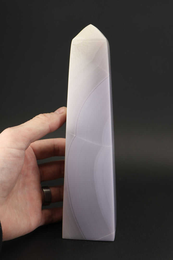 8.5" Ytrium Fluorite Obelisk DS094