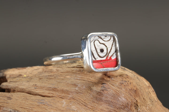 Clymena Butterfly Ring Size 8.5