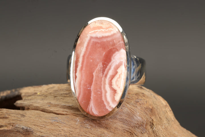 Rhodochrosite Ring Size 10