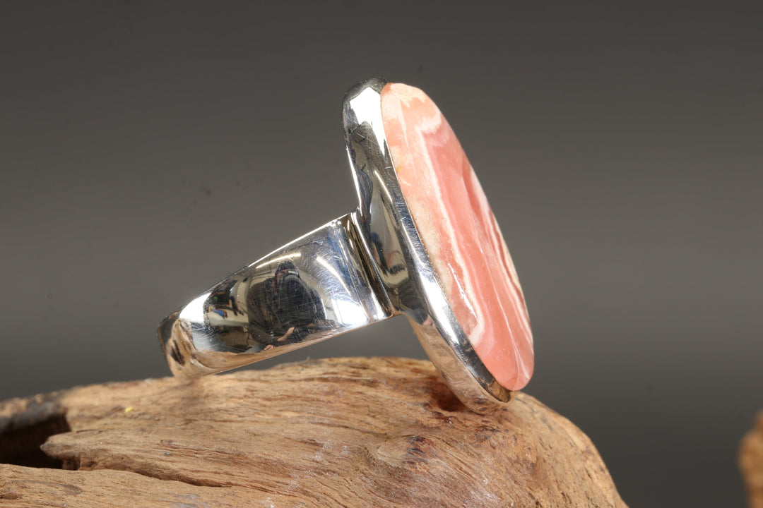 Rhodochrosite Ring Size 10
