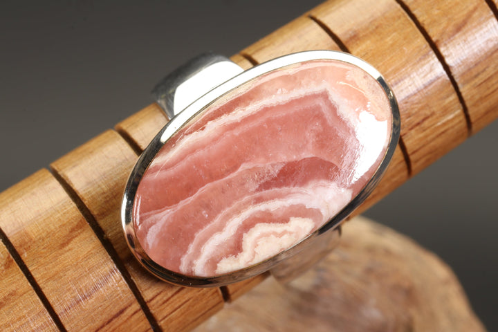 Rhodochrosite Ring Size 10