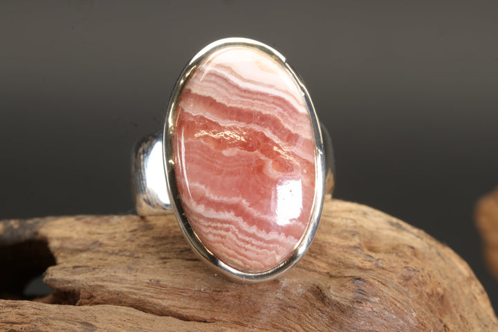 Rhodochrosite Ring Size 7
