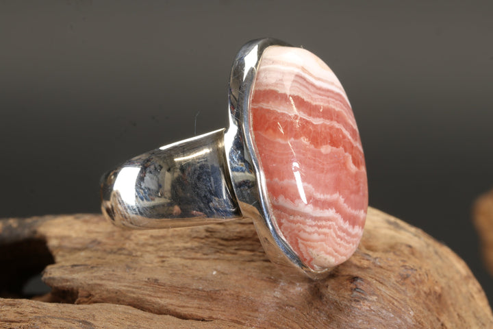 Rhodochrosite Ring Size 7