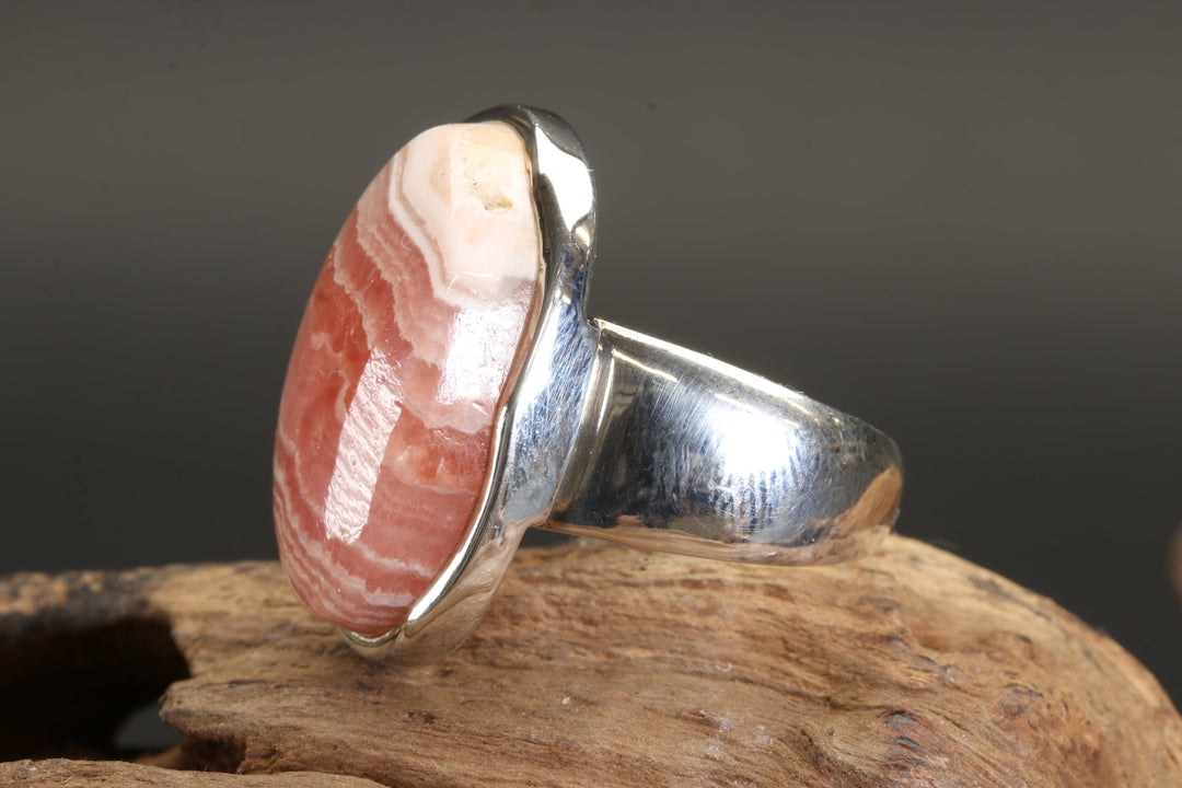 Rhodochrosite Ring Size 7