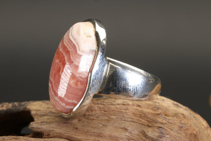 Rhodochrosite Ring Size 7