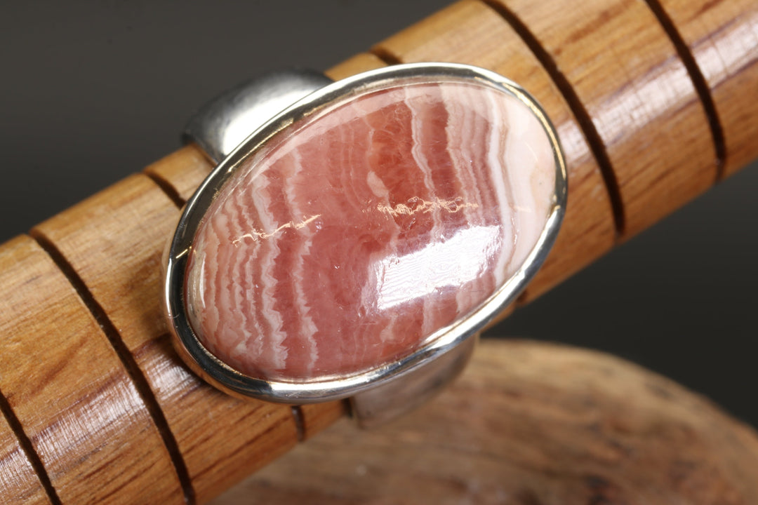Rhodochrosite Ring Size 7