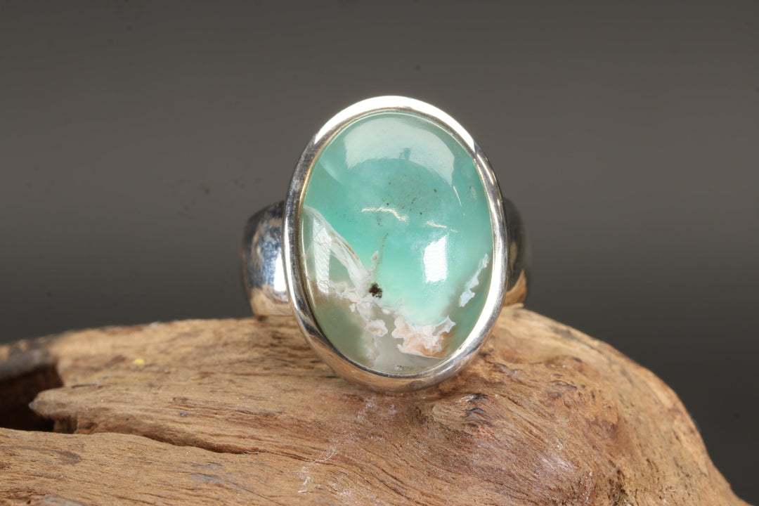Chrysoprase Ring Size 6.5