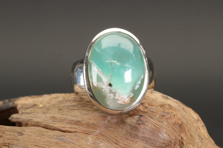 Chrysoprase Ring Size 6.5