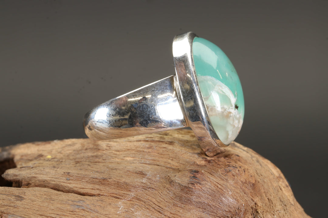 Chrysoprase Ring Size 6.5