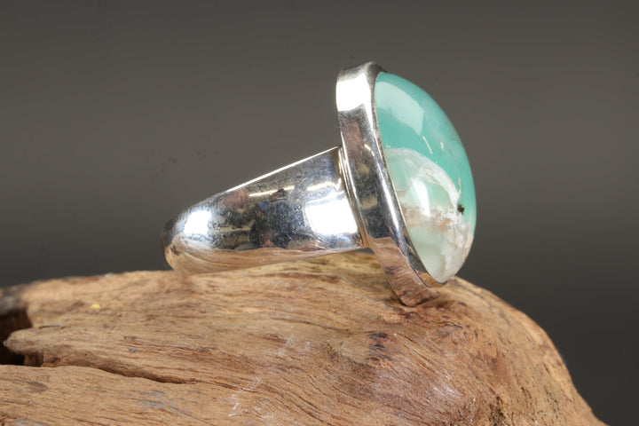 Chrysoprase Ring Size 6.5