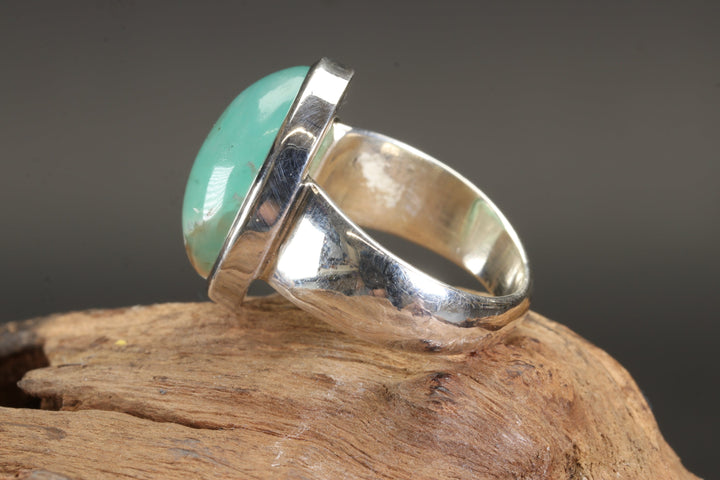 Chrysoprase Ring Size 6.5