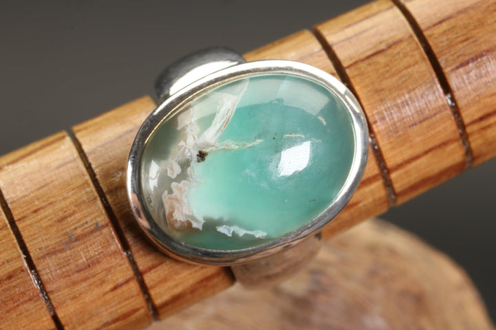 Chrysoprase Ring Size 6.5